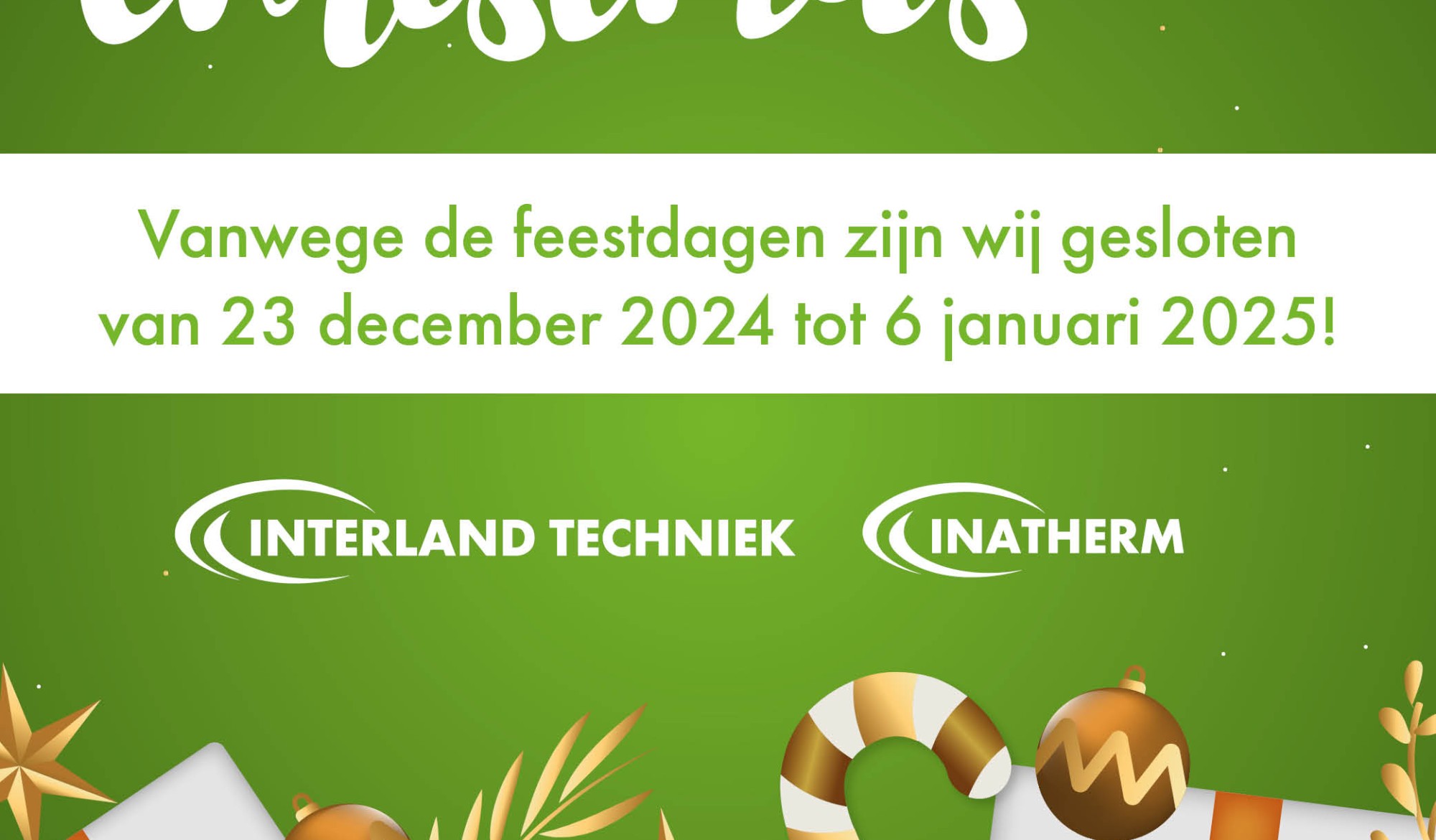 kerst openingstijden 2024 inathermit